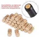 100pcs Corks Stoppers Art Natural Cork Bottle Stoppers Wine Corks DIY Crafts coi