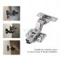 Soft Close Hydraulic Hinges Full Half Inset Overlay Kitchen Cabinet Cupboard coi