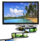 100" Inch Projector Projection Screen 16:9 White Matte 3D HD Home Cinema Theater