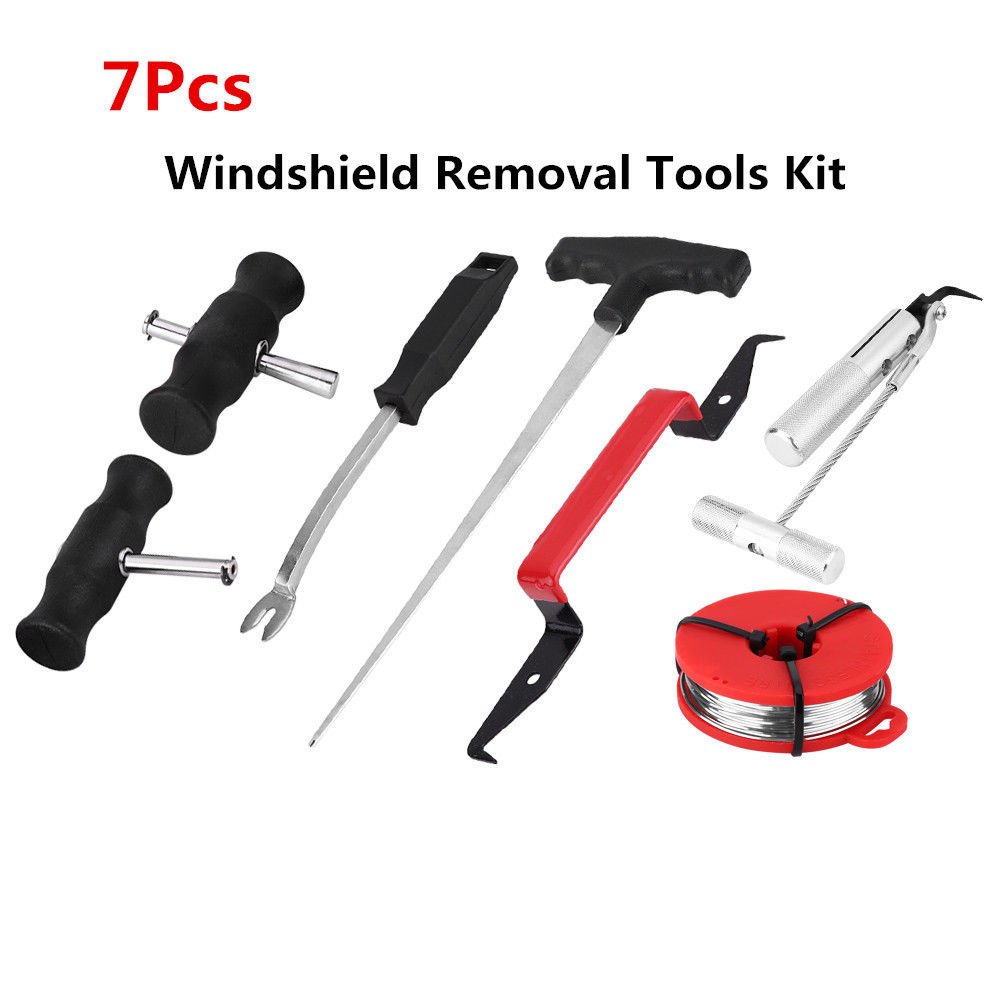 7Pcs Car Auto Professional Windshield Removal Set Wind Glass Remover Repair Tool