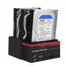 HDD Clone Docking Station Triple 2.5'' 3.5'' SATA IDE USB Hard Drive Card Reader