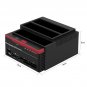 HDD Clone Docking Station Triple 2.5'' 3.5'' SATA IDE USB Hard Drive Card Reader