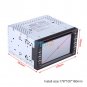 6.2 inch 2 Din HD Car Touchscreen FM SD USB DVD Vedio MP5 Player In-Dash GPS EL