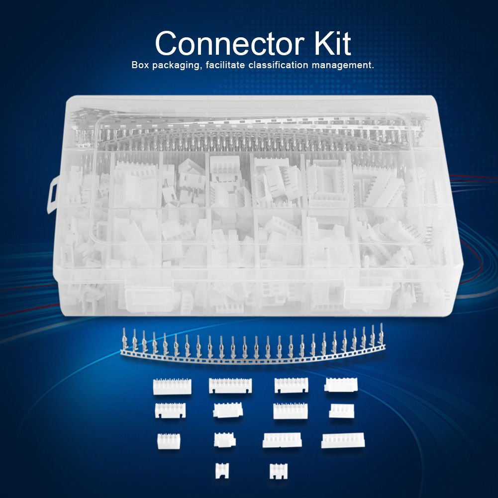 1220X Connector Kit 2.54 mm PCB Pin Header Box Packaging for Dupont Connector