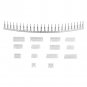 1220X Connector Kit 2.54 mm PCB Pin Header Box Packaging for Dupont Connector