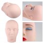 Pro Massage Training Mannequin Flat Head Practice Make Up Eyelash Extensions MZ