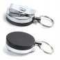 EDC Multi Tool Reel Recoil Retractable Key Ring Pull Chain Belt Clip Card Holder