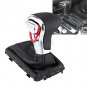 Car Gear Shift Knob Gaitor Boot Cover Black Leather New For Audi A5 A4L Q5 B8PA