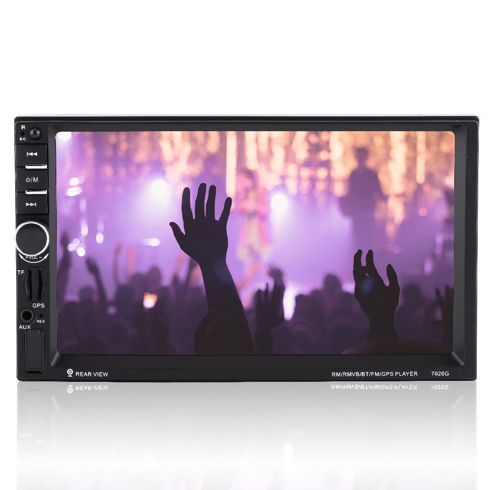 7inch Car MP5 Player + Rearview Camera GPS Remote Control Touch Screen Bluetooth
