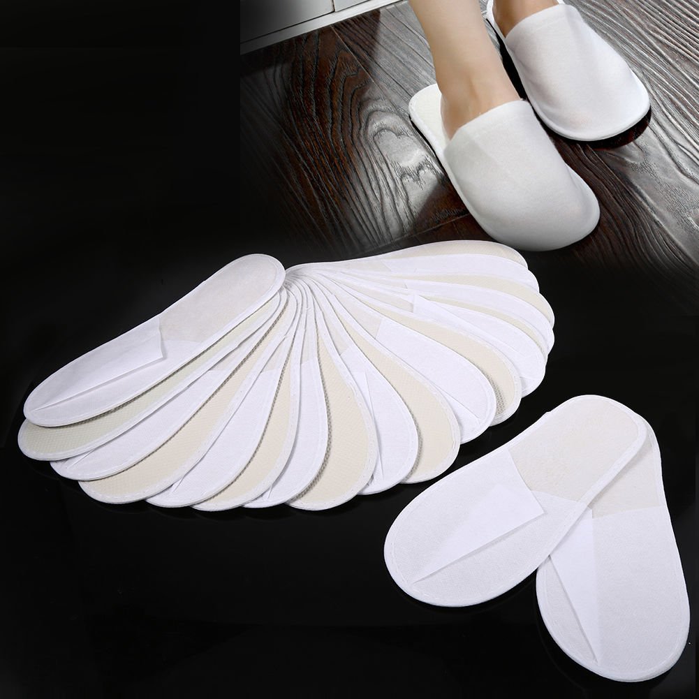 10 Pairs/Lot Disposable Guest SPA Slipper Shoe Non-woven Fabric For Travel Hotel