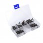 120pcs Offset Sport Circle Fishing Hook Fish Hook 1# 1/0# 2/0# 3/0# 4/0# 5/0#