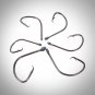120pcs Offset Sport Circle Fishing Hook Fish Hook 1# 1/0# 2/0# 3/0# 4/0# 5/0#