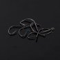 120pcs Offset Sport Circle Fishing Hook Fish Hook 1# 1/0# 2/0# 3/0# 4/0# 5/0#