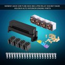 Car Auto 10 Way 5-Pin Circuit Standard Blade Fuse Box Block Holder Engine Hot
