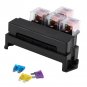 Car Auto 10 Way 5-Pin Circuit Standard Blade Fuse Box Block Holder Engine Hot