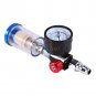 1x Auto Car Air Pressure Regulator Gauge Spray Gun+In-Line oil Water Trap Filter