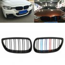 Car Double Line Front Grille For BMW E92 E93 M3 Series Coupe Cabriolet 2006-2010