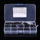 420x M3 M4 M5 Carbon Steel Hex Socket Head Cap Screws Nut Assorted Kit Box Black