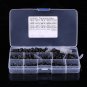 420x M3 M4 M5 Carbon Steel Hex Socket Head Cap Screws Nut Assorted Kit Box Black
