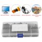420x M3 M4 M5 Carbon Steel Hex Socket Head Cap Screws Nut Assorted Kit Box Black