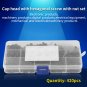 420x M3 M4 M5 Carbon Steel Hex Socket Head Cap Screws Nut Assorted Kit Box Black