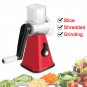 26cm Hand Operated Fruit Vegetable Cutter w/Round Graters Kitchen Chopping Tool