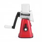 26cm Hand Operated Fruit Vegetable Cutter w/Round Graters Kitchen Chopping Tool