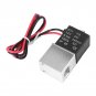 12V DC 1/4" 2 Way Normally Closed Pneumatic Electric Solenoid Air Valve Switch