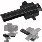 Macro Shot Focusing Focus Plate Rail Slider 1/4 Screw For Canon DSLR SLR Camera