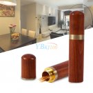 1x Rosewood Wood Toothpick Holder Case Box Capsule Portable Wooden Craft 8.2cm