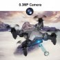 Foldable RC Quadcopter Watch Style Wifi FPV Remote Control 0.3MP Camera Drone