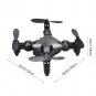 Foldable RC Quadcopter Watch Style Wifi FPV Remote Control 0.3MP Camera Drone