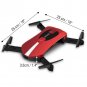Selfie Foldable RC Quadcopter Wifi FPV Phone Control 2MP HD Camera Pocket Drone
