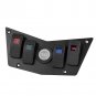 12-24V Red/Blue/Green/Orange LED Rocker Switch Panel w/Voltmeter Racing Car RV