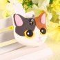 Brand New 1Pcs Cute Dog Cat Puppy Pug PVC Key Cover Cap Key Chain Keyring Gift