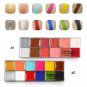 Professional 1 Set 12 Colors Flash Tattoo Face Body Paint Oil Painting Art LY