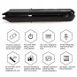 Portable Cordless USB rechargeable Ceramic Hair Straightener Curling Iron Tool