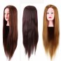 New Long Hair Salon Training Head Model Practice Mannequin with Clamp New LY