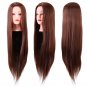 New Long Hair Salon Training Head Model Practice Mannequin with Clamp New LY
