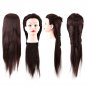 New Long Hair Salon Training Head Model Practice Mannequin with Clamp New LY