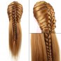 New Long Hair Salon Training Head Model Practice Mannequin with Clamp New LY