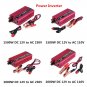 2000W 1500W Car LED Power Inverter Converter DC 12V to AC 110V 230V Socket Clamp