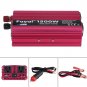 2000W 1500W Car LED Power Inverter Converter DC 12V to AC 110V 230V Socket Clamp