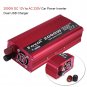 2000W 1500W Car LED Power Inverter Converter DC 12V to AC 110V 230V Socket Clamp