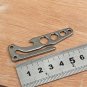 New Stainless Steel EDC Pocket Multi-tool Hex Wrench Bottle Opener Keychain Clip