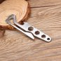 New Stainless Steel EDC Pocket Multi-tool Hex Wrench Bottle Opener Keychain Clip