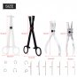 Pro Ear Lip Naval Tongue Belly Body Piercing Forcep Septum Nose Jewelry Kit