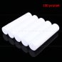 100PCS 5ml Clear Black White Empty lipstick Lip Balm Container Tube +Caps