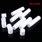 100PCS 5ml Clear Black White Empty lipstick Lip Balm Container Tube +Caps