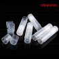 100PCS 5ml Clear Black White Empty lipstick Lip Balm Container Tube +Caps